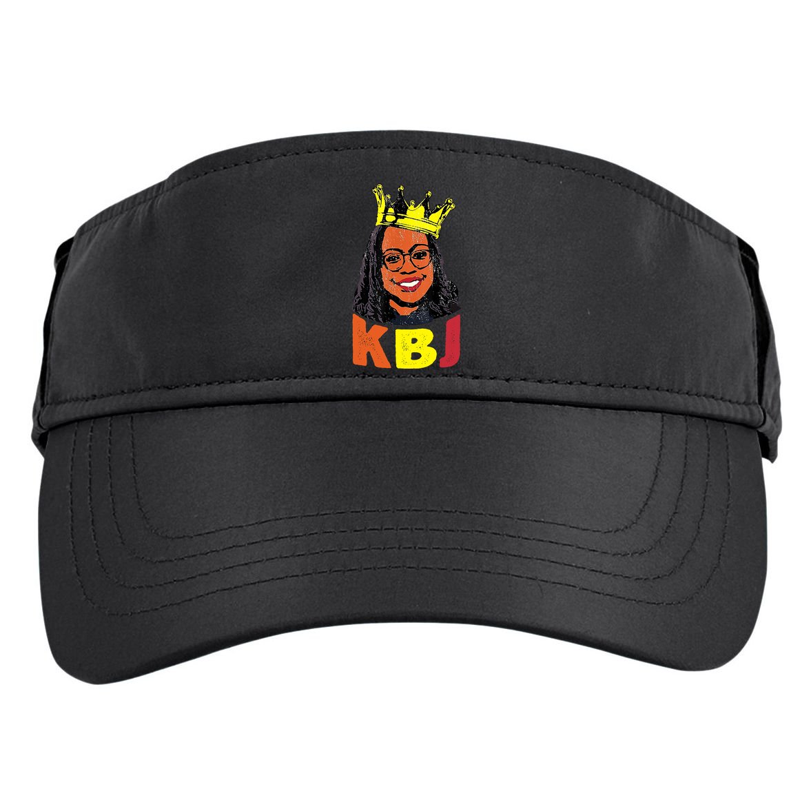 Ketanji Brown Jackson Retro KBJ Crown Adult Drive Performance Visor