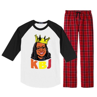 Ketanji Brown Jackson Retro KBJ Crown Raglan Sleeve Pajama Set