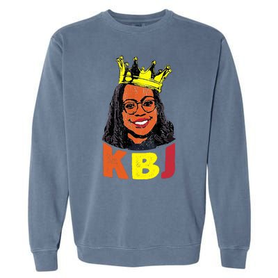 Ketanji Brown Jackson Retro KBJ Crown Garment-Dyed Sweatshirt