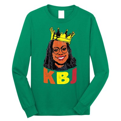 Ketanji Brown Jackson Retro KBJ Crown Long Sleeve Shirt