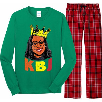 Ketanji Brown Jackson Retro KBJ Crown Long Sleeve Pajama Set