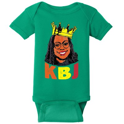 Ketanji Brown Jackson Retro KBJ Crown Baby Bodysuit