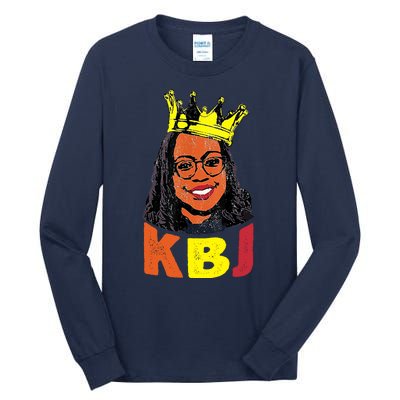 Ketanji Brown Jackson Retro KBJ Crown Tall Long Sleeve T-Shirt