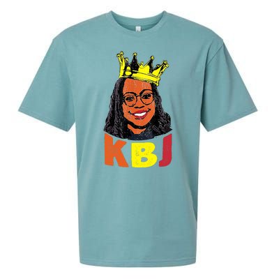 Ketanji Brown Jackson Retro KBJ Crown Sueded Cloud Jersey T-Shirt