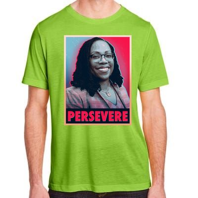 Ketanji Brown Jackson KBJ Persevere Vintage Poster Adult ChromaSoft Performance T-Shirt