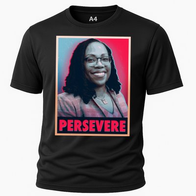 Ketanji Brown Jackson KBJ Persevere Vintage Poster Performance Shirt