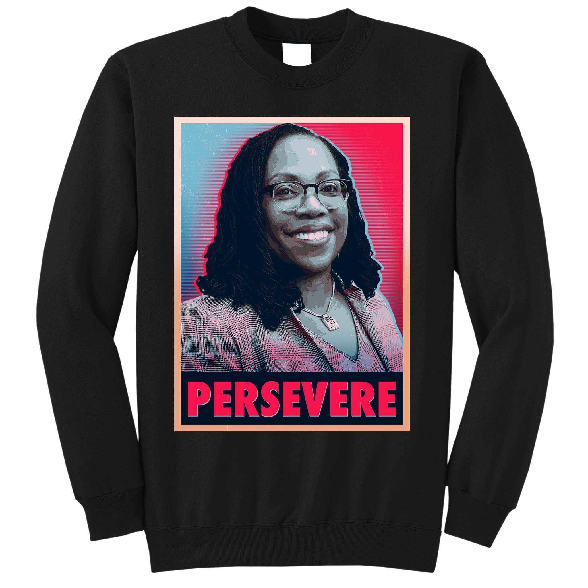 Ketanji Brown Jackson KBJ Persevere Vintage Poster Sweatshirt