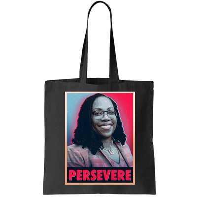 Ketanji Brown Jackson KBJ Persevere Vintage Poster Bag