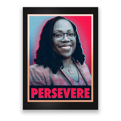 Ketanji Brown Jackson KBJ Persevere Vintage Poster Poster
