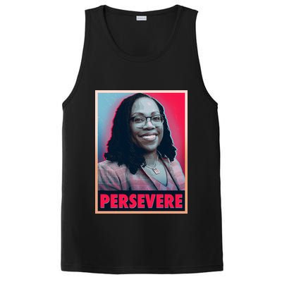 Ketanji Brown Jackson KBJ Persevere Vintage Poster PosiCharge Competitor Tank