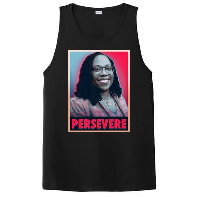 Ketanji Brown Jackson KBJ Persevere Vintage Poster PosiCharge Competitor Tank