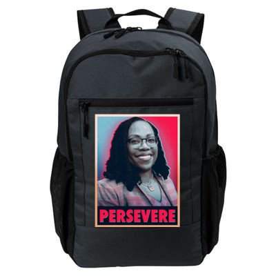 Ketanji Brown Jackson KBJ Persevere Vintage Poster Daily Commute Backpack