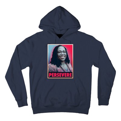 Ketanji Brown Jackson KBJ Persevere Vintage Poster Hoodie