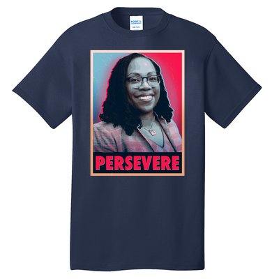 Ketanji Brown Jackson KBJ Persevere Vintage Poster Tall T-Shirt