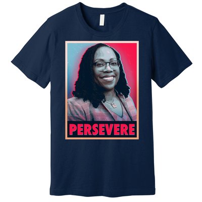 Ketanji Brown Jackson KBJ Persevere Vintage Poster Premium T-Shirt