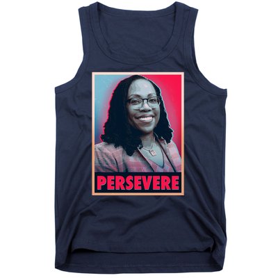 Ketanji Brown Jackson KBJ Persevere Vintage Poster Tank Top