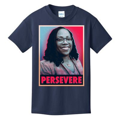 Ketanji Brown Jackson KBJ Persevere Vintage Poster Kids T-Shirt