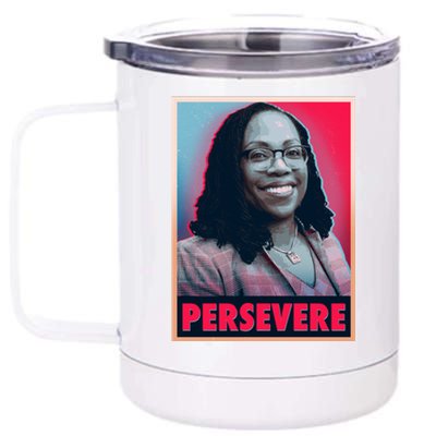 Ketanji Brown Jackson KBJ Persevere Vintage Poster 12 oz Stainless Steel Tumbler Cup