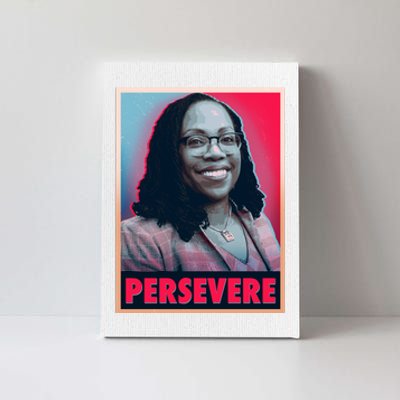 Ketanji Brown Jackson KBJ Persevere Vintage Poster Canvas