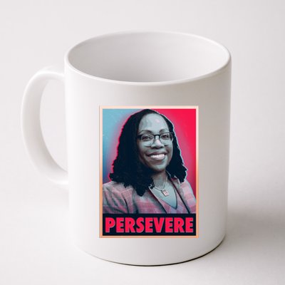 Ketanji Brown Jackson KBJ Persevere Vintage Poster Coffee Mug