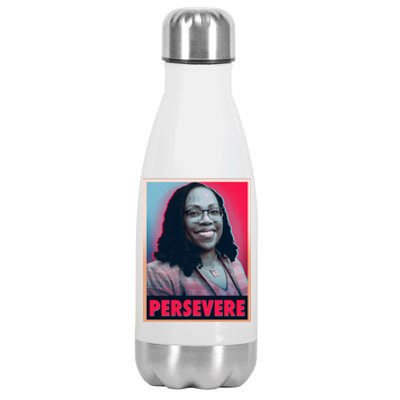 Ketanji Brown Jackson KBJ Persevere Vintage Poster Stainless Steel Insulated Water Bottle