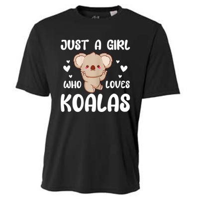 Koala Bear Just A Girl Who Loves Koalas Cooling Performance Crew T-Shirt