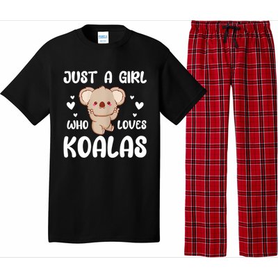 Koala Bear Just A Girl Who Loves Koalas Pajama Set