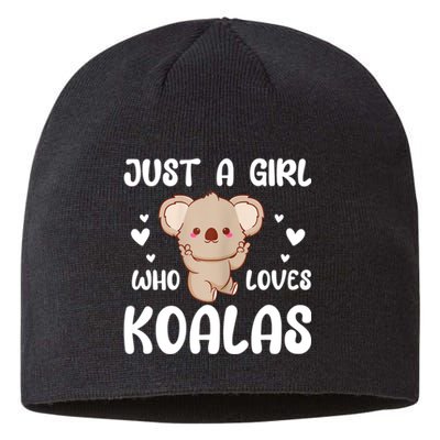 Koala Bear Just A Girl Who Loves Koalas Sustainable Beanie