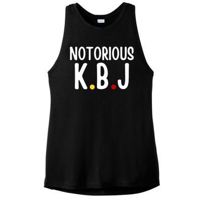 Ketanji Brown Jackson Notorious KBJ Ladies PosiCharge Tri-Blend Wicking Tank