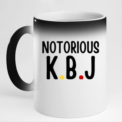 Ketanji Brown Jackson Notorious KBJ 11oz Black Color Changing Mug