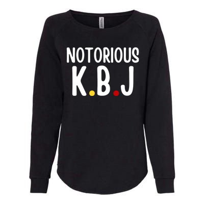 Ketanji Brown Jackson Notorious KBJ Womens California Wash Sweatshirt