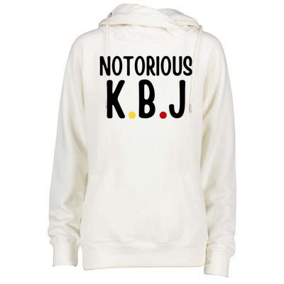 Ketanji Brown Jackson Notorious KBJ Womens Funnel Neck Pullover Hood