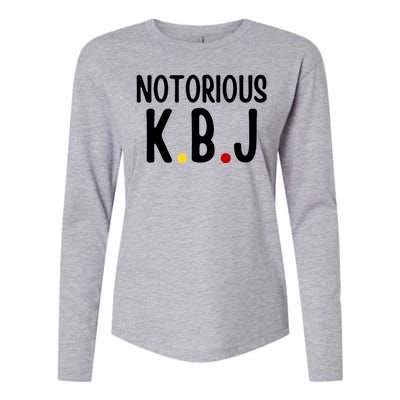 Ketanji Brown Jackson Notorious KBJ Womens Cotton Relaxed Long Sleeve T-Shirt