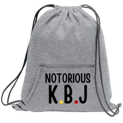 Ketanji Brown Jackson Notorious KBJ Sweatshirt Cinch Pack Bag