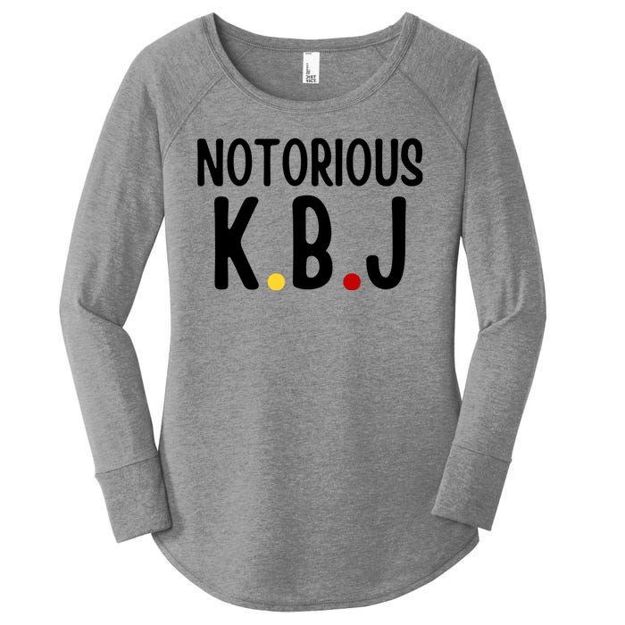 Ketanji Brown Jackson Notorious KBJ Women's Perfect Tri Tunic Long Sleeve Shirt