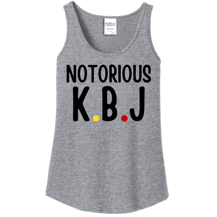 Ketanji Brown Jackson Notorious KBJ Ladies Essential Tank