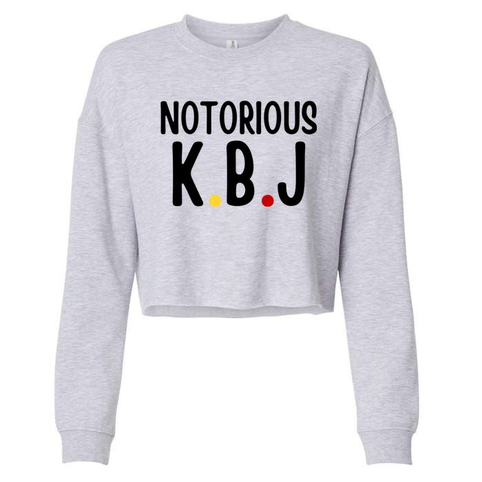 Ketanji Brown Jackson Notorious KBJ Cropped Pullover Crew