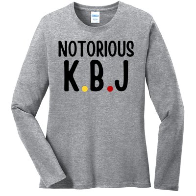 Ketanji Brown Jackson Notorious KBJ Ladies Long Sleeve Shirt