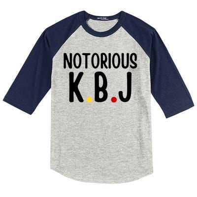 Ketanji Brown Jackson Notorious KBJ Kids Colorblock Raglan Jersey