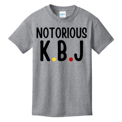 Ketanji Brown Jackson Notorious KBJ Kids T-Shirt