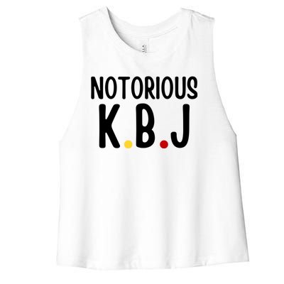 Ketanji Brown Jackson Notorious KBJ Women's Racerback Cropped Tank