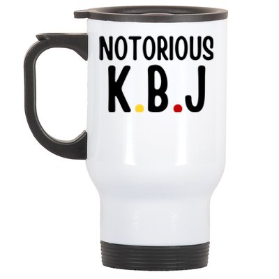 Ketanji Brown Jackson Notorious KBJ Stainless Steel Travel Mug