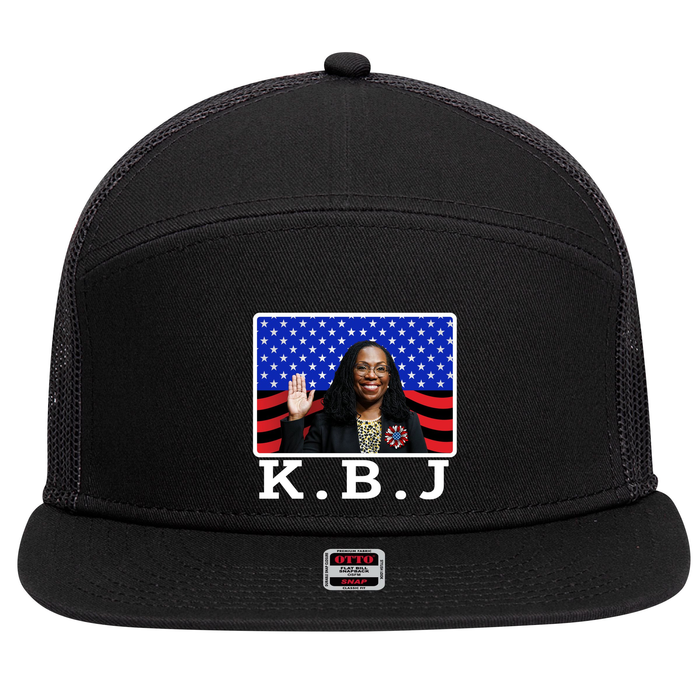 Ketanji Brown Jackson Essential 7 Panel Mesh Trucker Snapback Hat