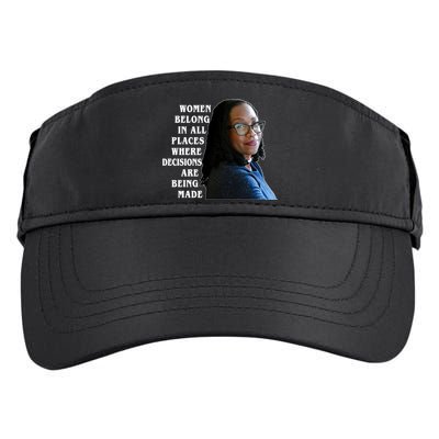 Ketanji Brown Jackson Women Quote Adult Drive Performance Visor