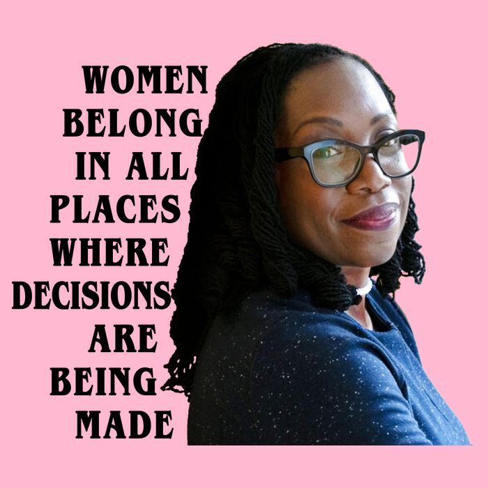 Ketanji Brown Jackson Women Quote Button