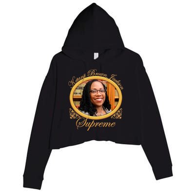 Ketanji Brown Jackson Supreme Crop Fleece Hoodie