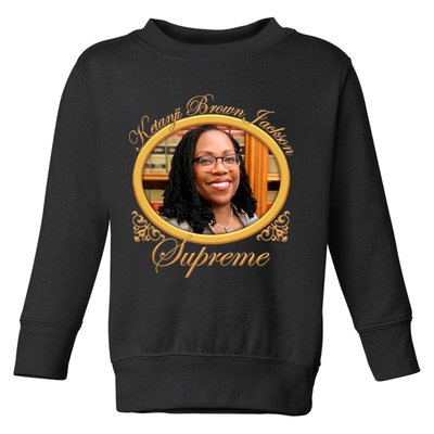 Ketanji Brown Jackson Supreme Toddler Sweatshirt
