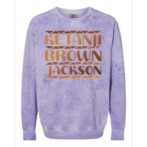 Ketanji Brown Jackson Melanin Colors Supreme Court Justice Colorblast Crewneck Sweatshirt