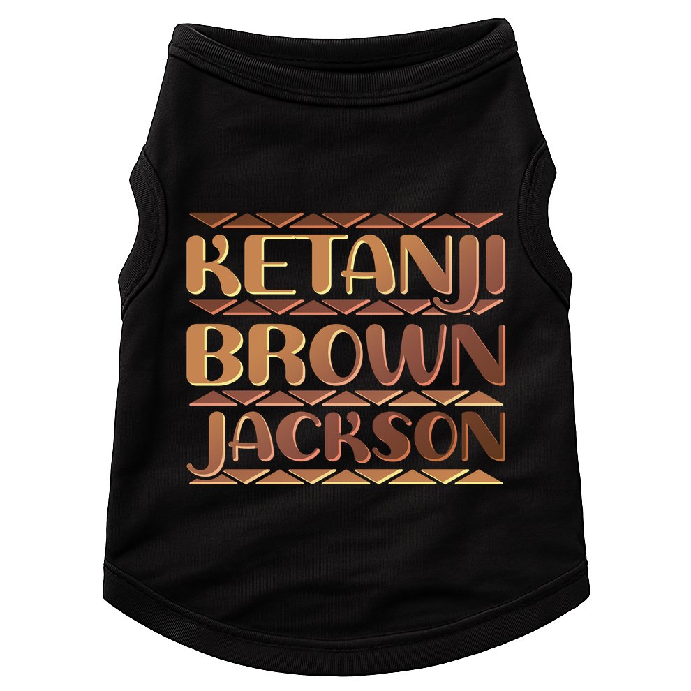 Ketanji Brown Jackson Melanin Colors Supreme Court Justice Doggie Tank