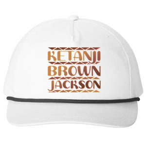 Ketanji Brown Jackson Melanin Colors Supreme Court Justice Snapback Five-Panel Rope Hat